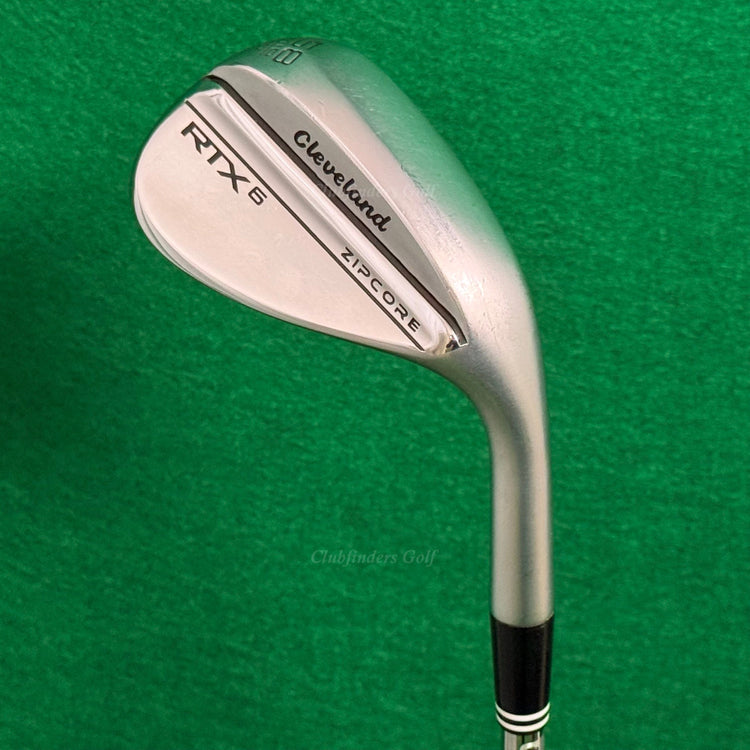 Cleveland RTX 6 Zipcore Mid Chrome 58-10 58° Lob Wedge DG Spinner TI Steel Stiff