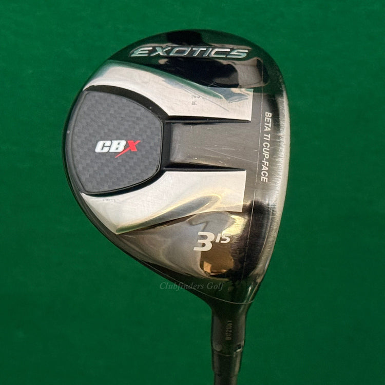 Tour Edge Exotics CBX 119 15° Fairway Wood 3 Project X HZRDUS Red 5.5 Regular
