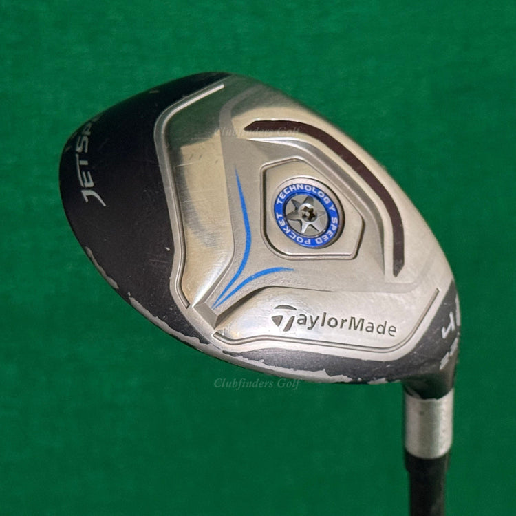 TaylorMade JetSpeed 22° Hybrid 4 Iron Velox T 65g Graphite Regular *DENTS*