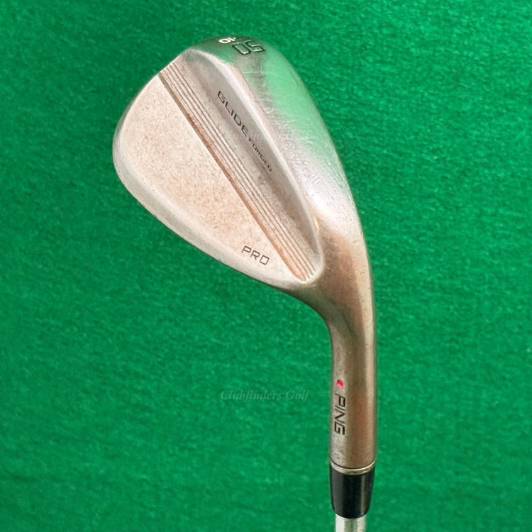 Ping Glide Forged Pro Raw Red Dot 50-S10 50° Gap Wedge C-Taper 125 Steel Stiff+