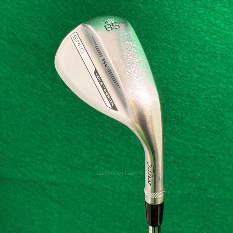 Titleist Vokey SM10 Chrome 58-6K 58° Lob Wedge Vokey Design Steel Wedge Flex