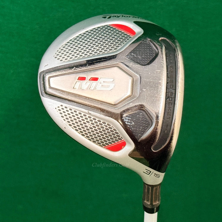 TaylorMade M6 15° Fairway Wood 3 Fujikura Pro 2.0 6-S Tour Spec Graphite Stiff