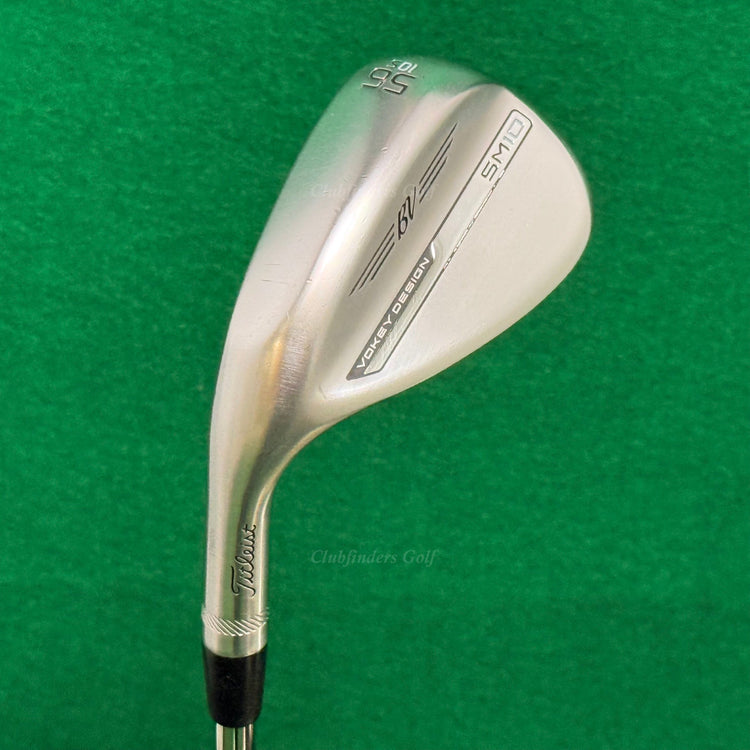 LH Titleist Vokey SM10 Chrome 56-10S 56° Sand Wedge Vokey Design Wedge Flex