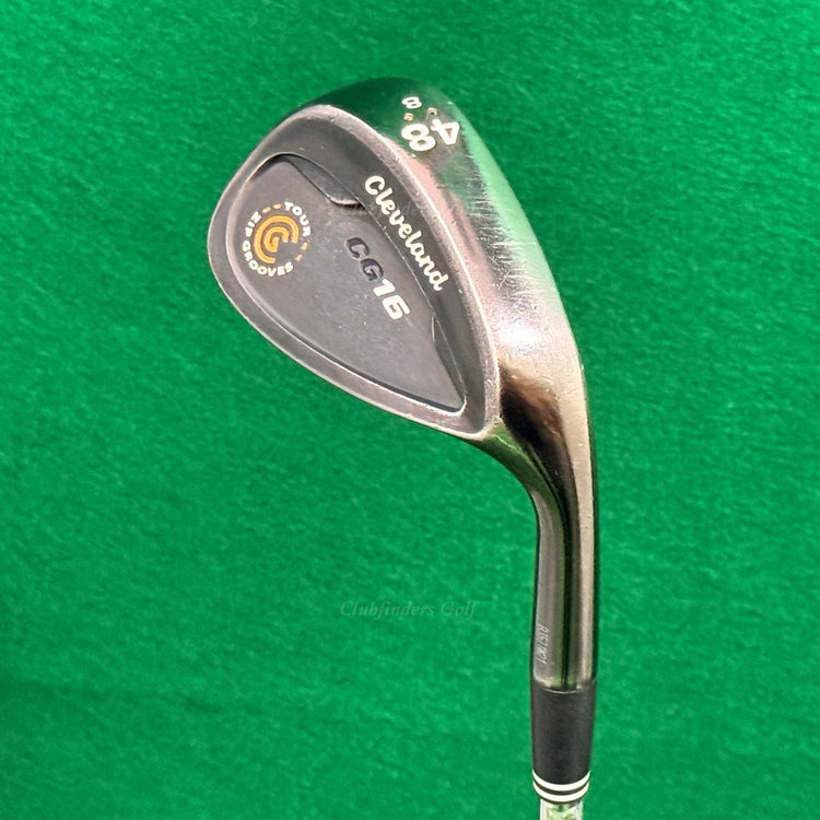 Cleveland CG16 Black Pearl 48-8 48° Pitching Wedge Stepped Steel Wedge Flex