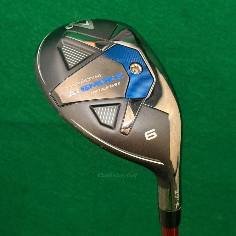 Callaway Paradym Ai Smoke Max Fast 27°* 6 Hybrid Denali Red 60g HY 5.5 Regular