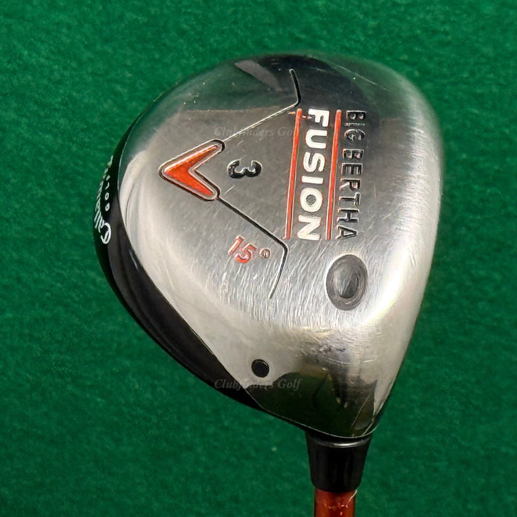 Callaway Big Bertha Fusion 15° Fairway 3 Wood Aldila NVS 350 55-S Graphite Stiff