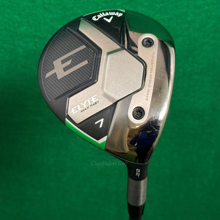 Callaway ELYTE Max Fast 22° Fairway 7 Wood Vanquish 4-R2 Graphite Seniors w/HC