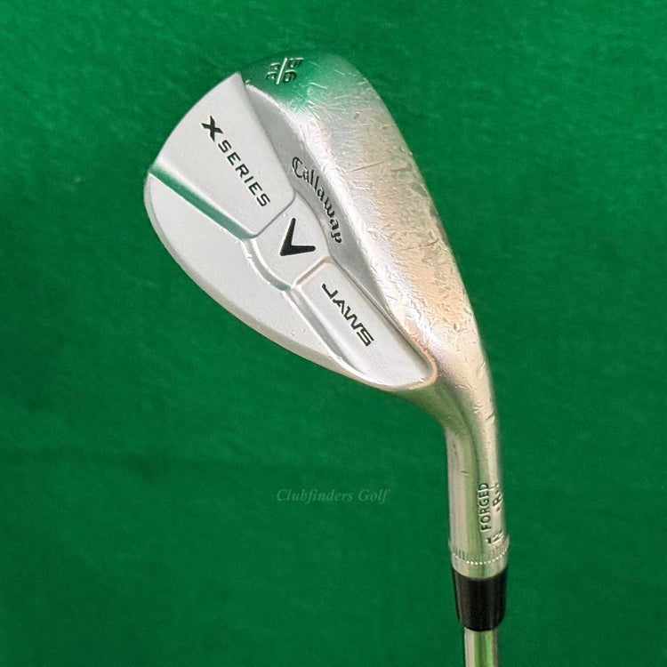 Callaway X Series Jaws Satin Chrome 56-CC 56° Sand Wedge DG 120 S400 Steel Stiff