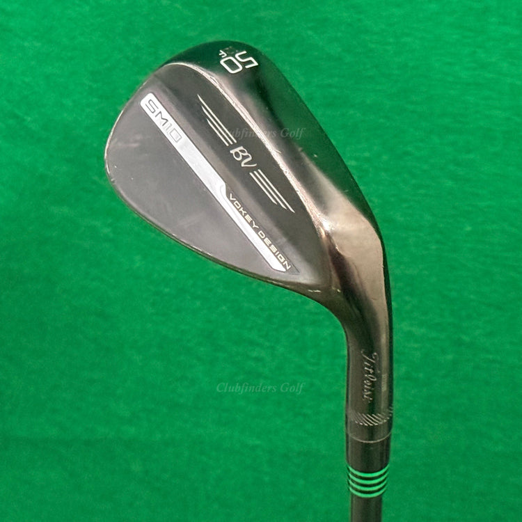 Titleist Vokey SM10 Black Vapor 50-12F 50° Gap Wedge Dynamic Gold TI S400 Stiff