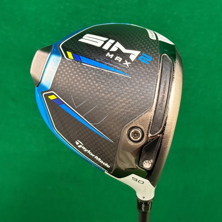 TaylorMade SIM2 MAX 9° Driver Mitsubishi Chemical REAX Blue 50 Graphite Stiff