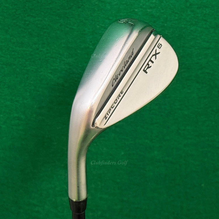 LH Cleveland RTX 6 Zipcore 48-10 48° Pitching Wedge KBS Max Graphite 55 Seniors
