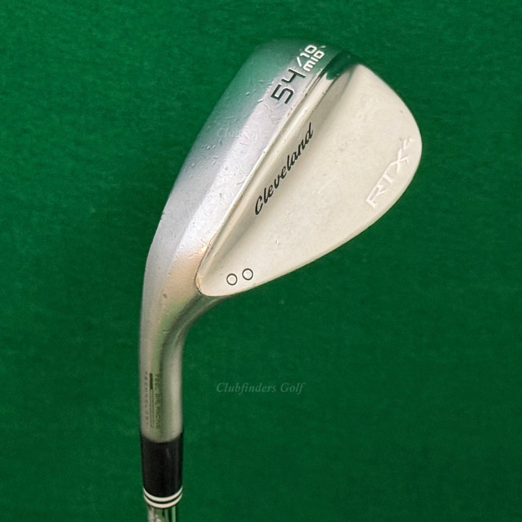 LH Cleveland RTX-4 Mid Satin Chrome 54-10 54° Sand Wedge Dynamic Gold Wedge Flex