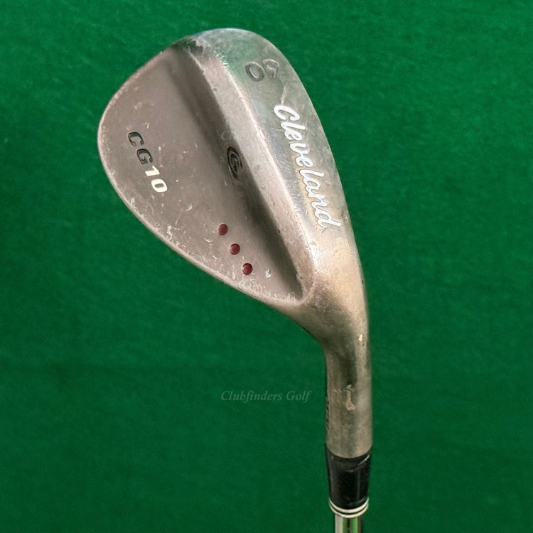 Cleveland CG10 CMM Black Pearl 60° Lob Wedge Dynamic Gold Steel Wedge Flex