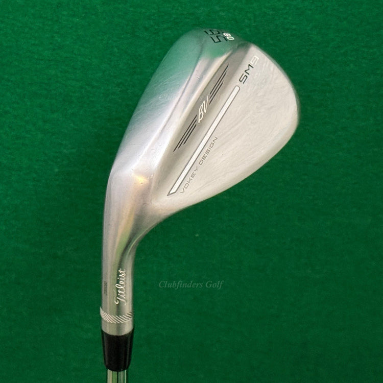 LH Titleist Vokey SM9 Tour Chrome 56-8M 56° Sand Wedge Vokey Design Wedge Flex
