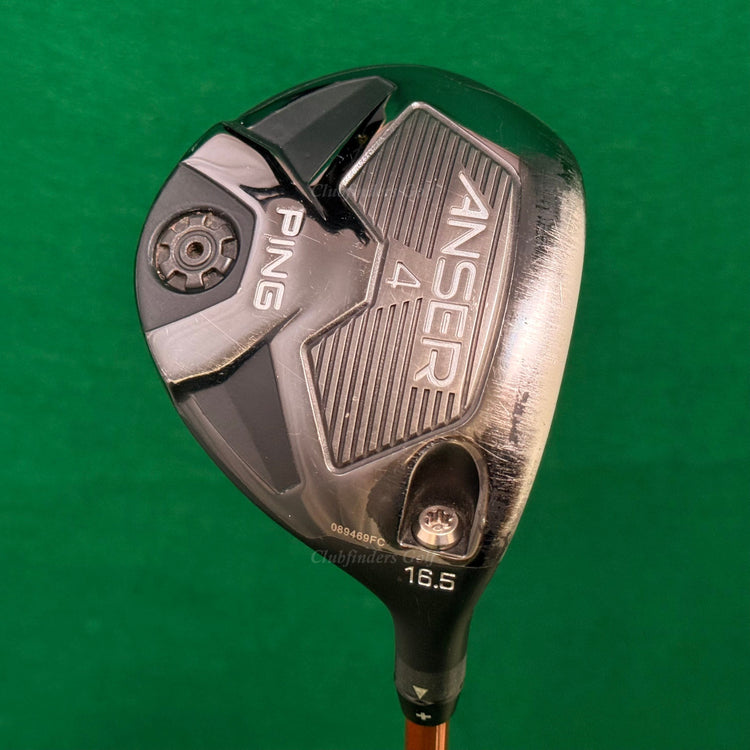 Ping Anser 16.5° Fairway Wood 4 Aldila NVS Orange 65-R Graphite Regular *Read*