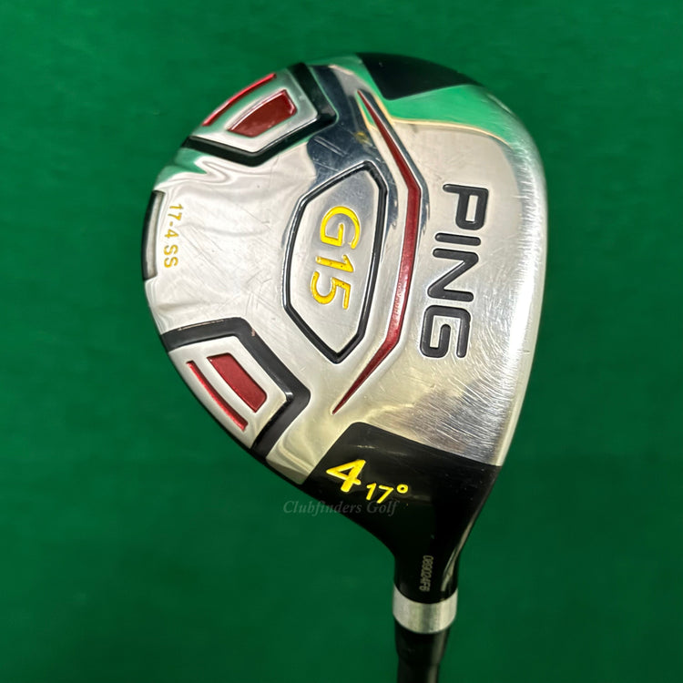 Ping G15 17° Fairway Wood 4 Aldila Serrano 75-R Graphite Regular *Read*