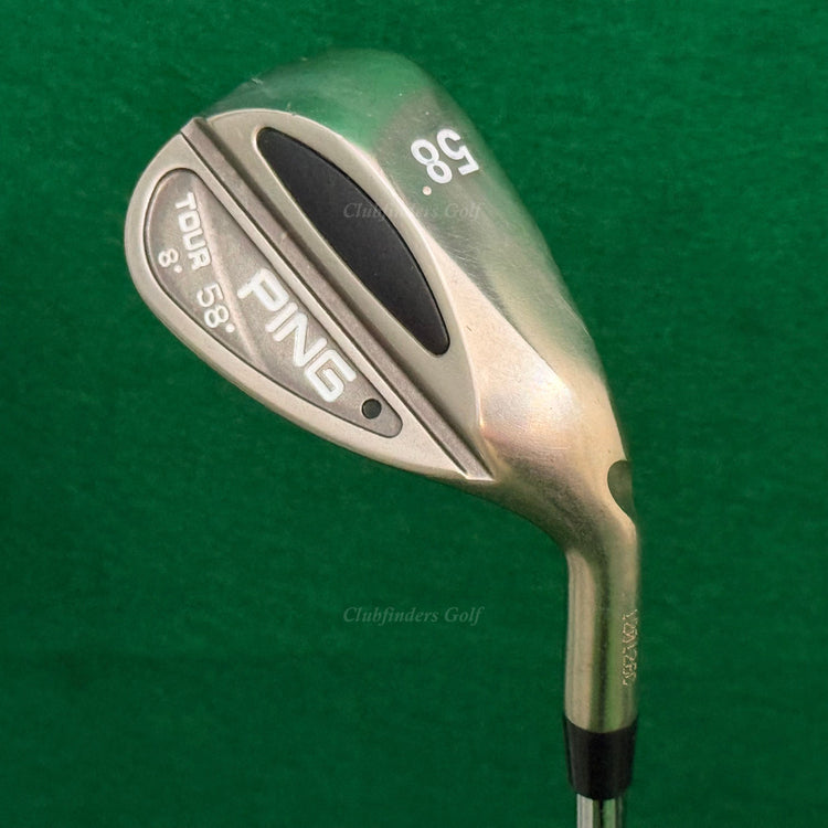 Ping Tour Nickel Black Dot 58-8 58° Lob Wedge Stepped Steel Wedge Flex