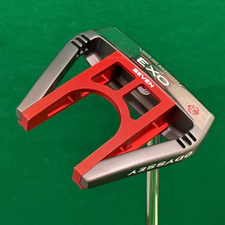 Odyssey EXO SEVEN 35.25" Mini-Slant Neck Mallet Putter w/ Super Stroke & HC