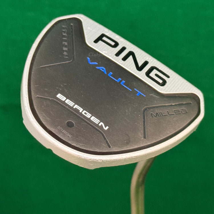 Ping Vault Bergen Milled Black Dot 35" Double-Bend Mallet Putter w/ Super Stroke