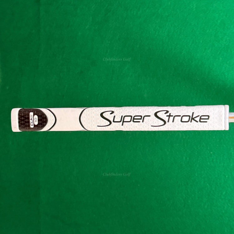 Odyssey White Ice Mini T 34.5" Double-Bend Mallet Putter w/ Super Stroke