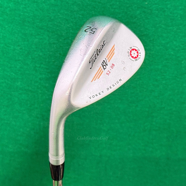 LH Titleist Vokey Spin Milled 2009 52-8 52° Gap Wedge Vokey Design Wedge Flex