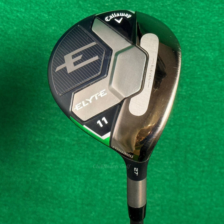 Callaway ELYTE 27° Fairway Wood 11 Mitsubishi Chemical Vanquish 4/R2 Seniors /HC