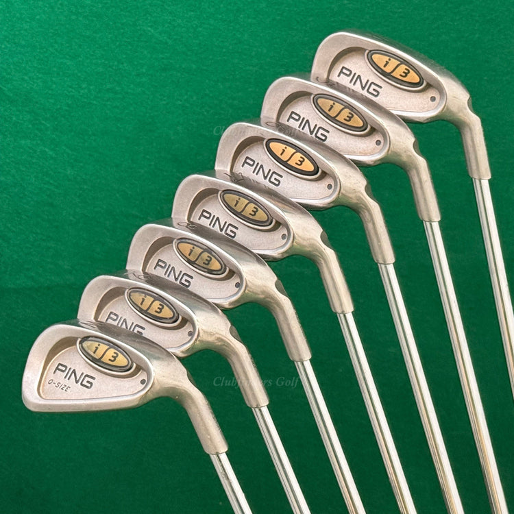 Ping i3 O-Size Black Dot 4-PW Iron Set Ping Cushin JZ Steel Stiff