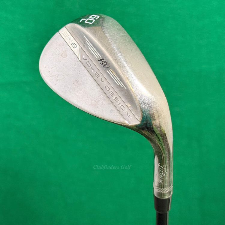 Titleist Vokey SM8 Brushed 60-4L 60° Lob Wedge Project X LZ Onyx 5.5 Regular
