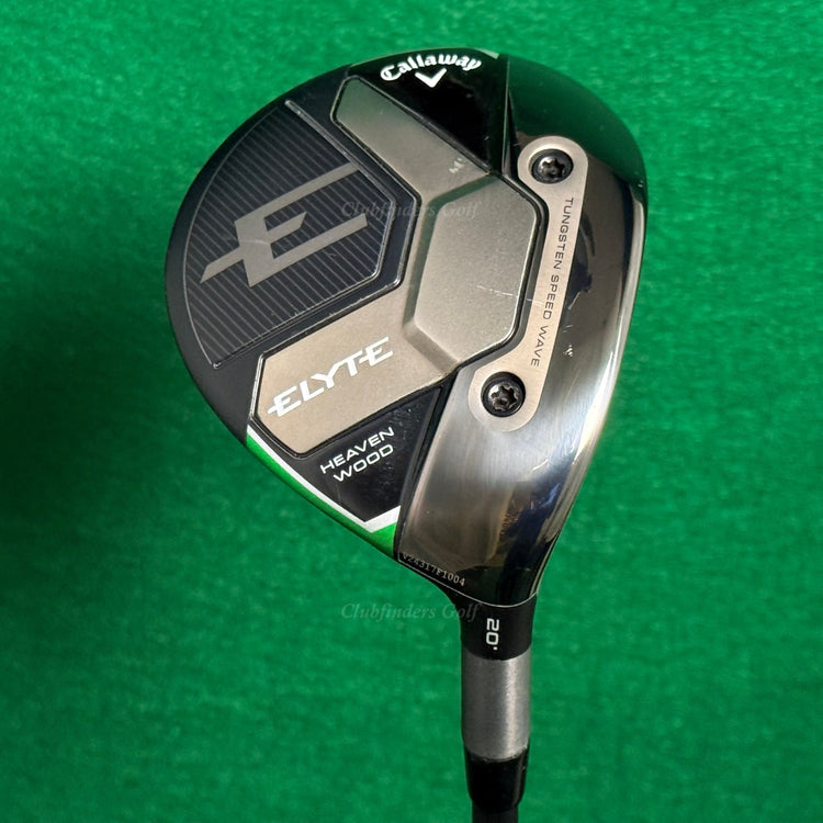 Callaway ELYTE 20° Heaven Wood Fairway Mitsubishi Vanquish 5/R2 Seniors w/ HC