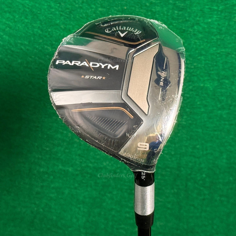 NEW Callaway Paradym Star 25° Fairway Wood 9 Ventus Blue TR FW 6-R Regular