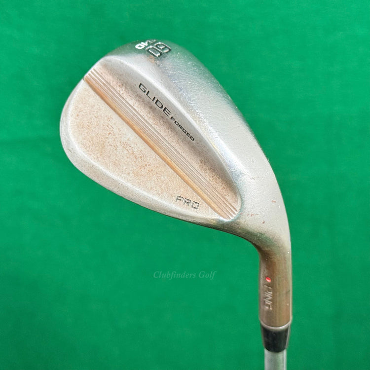 Ping Glide Forged Pro Raw Red Dot 60-S10 60° Lob Wedge C-Taper 125 Stiff+