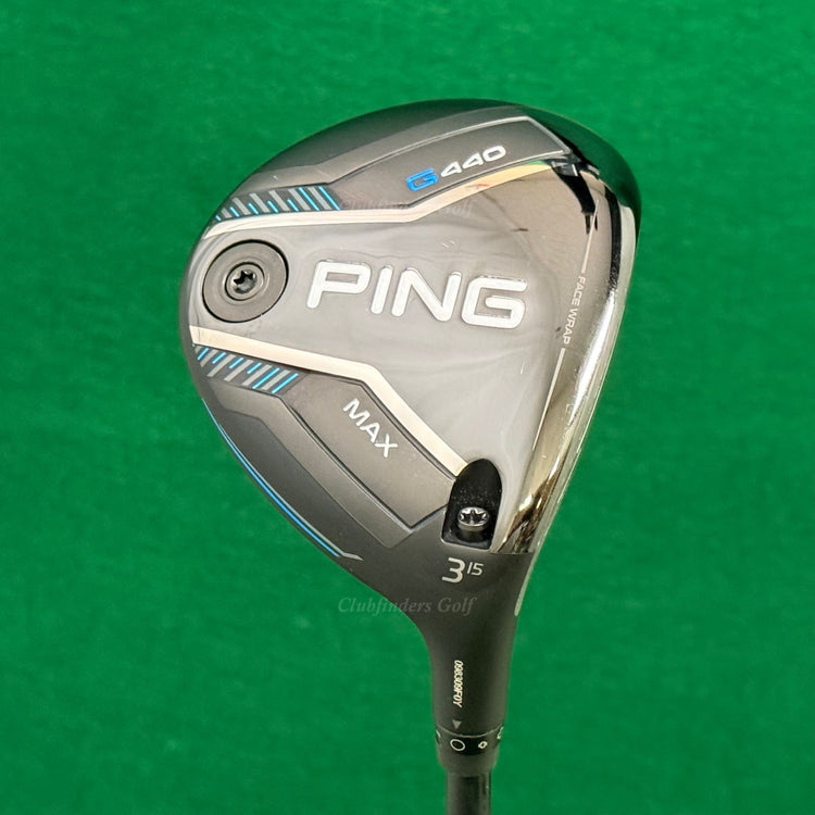 Ping G440 MAX 15° Fairway Wood 3 Fujikura Ventus Blue FW 6-X Extra Stiff w/ HC