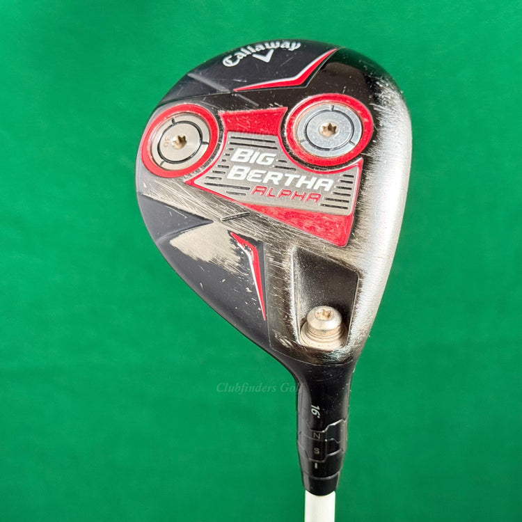 Callaway Big Bertha Alpha 815 16° Fairway Wood Speeder 665 Graphite Stiff