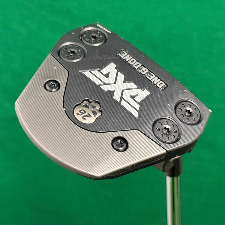 PXG Battle Ready One & Done 35.5" Heel-Shafted Plumber's-Neck Mallet Putter