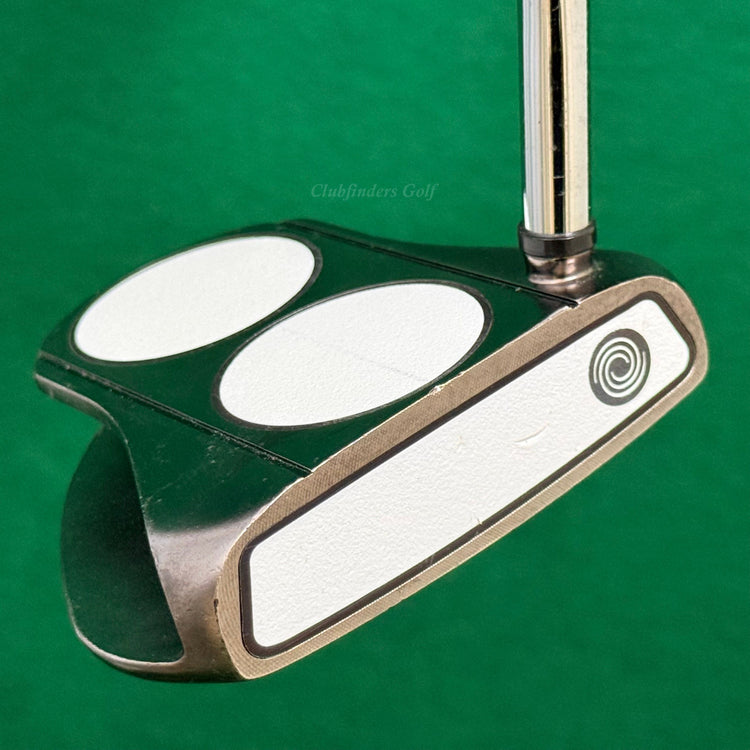 Odyssey White Ice 2-Ball V-Line 34" Double Bend Mallet Putter Golf Club
