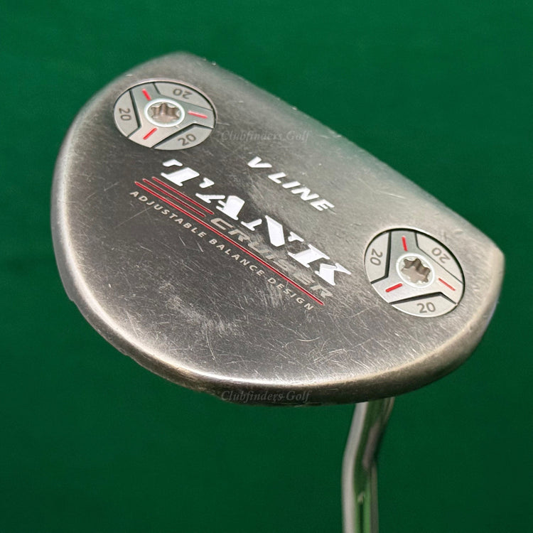Odyssey V-Line Tank Cruiser 38.5" Adjustable Balance DB Putter w/Super Stroke