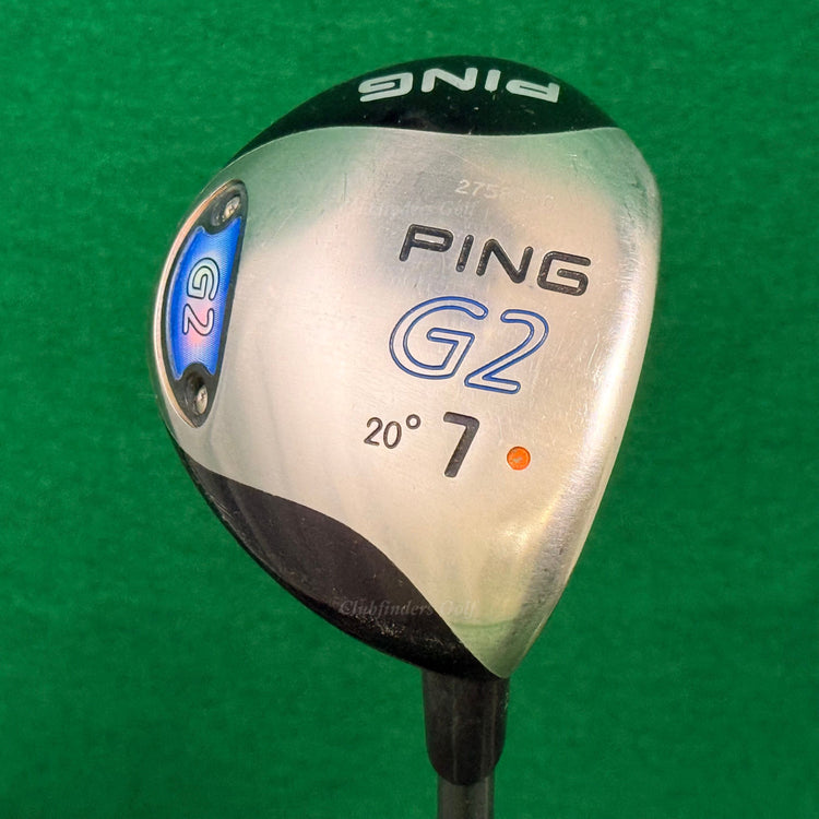 Ping G2 Orange Dot 20° Fairway Wood 7 Factory TFC 100 Graphite Soft Regular