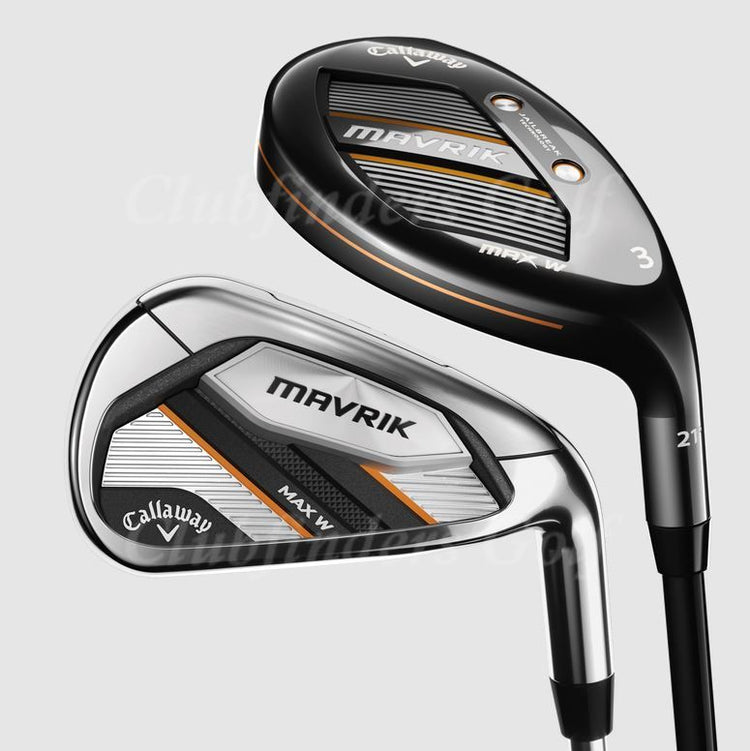 NEW! Lady Callaway Mavrik Max W 4H,5H,6-PW Iron Set Catalyst Graphite Ladies &HC
