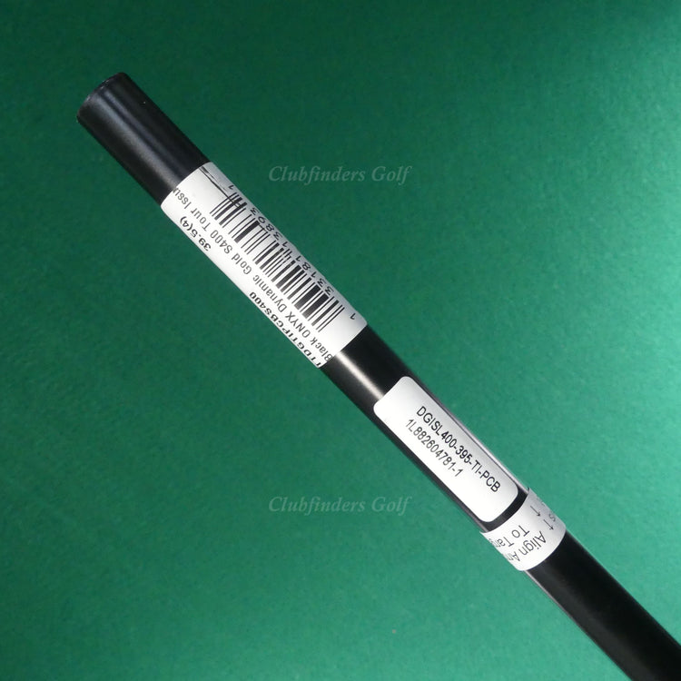 True Temper Dynamic Gold Tour Issue Onyx S400 .355 Stiff 39.5" Steel Iron Shaft