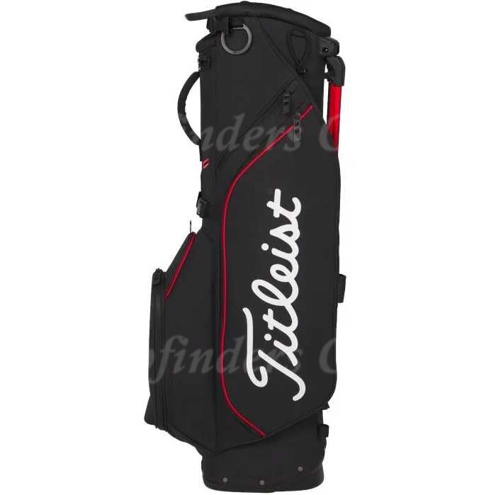 NEW Titleist Players S4 Black/Red/White 4-Way Golf Stand Bag w/ Raincover