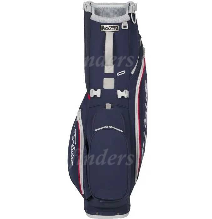 NEW Titleist Players S4 Navy/Red/White 4-Way Golf Stand Bag w/ Raincover