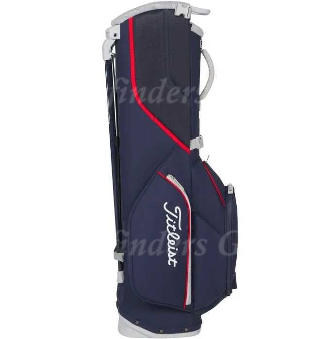 NEW Titleist Players S4 Navy/Red/White 4-Way Golf Stand Bag w/ Raincover