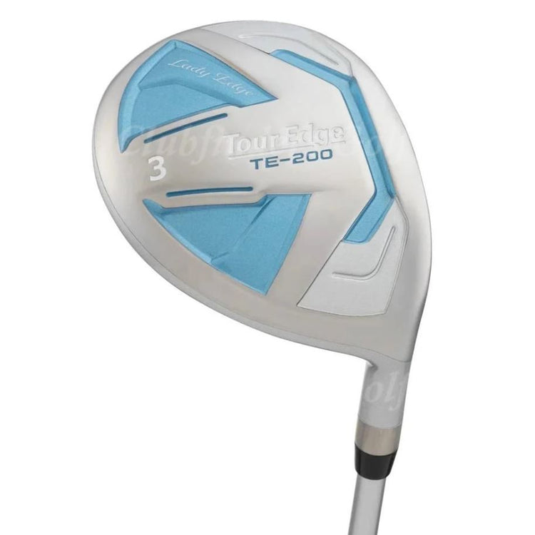 NEW LH Lady Tour Edge TE-200 Turquoise Graphite Ladies Flex Half Set & Stand Bag