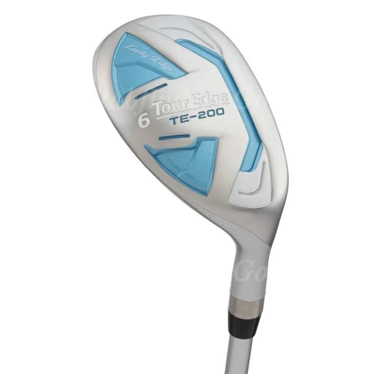 NEW LH Lady Tour Edge TE-200 Turquoise Graphite Ladies Flex Half Set & Stand Bag