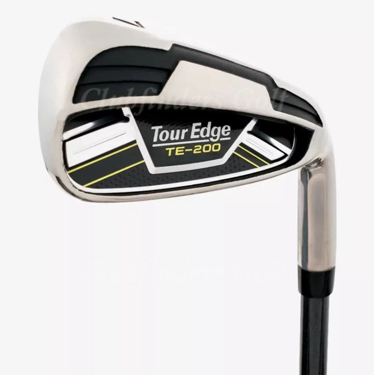 NEW LH Tour Edge TE-200 12-Piece Complete Set Factory Steel Uniflex w/Stand Bag