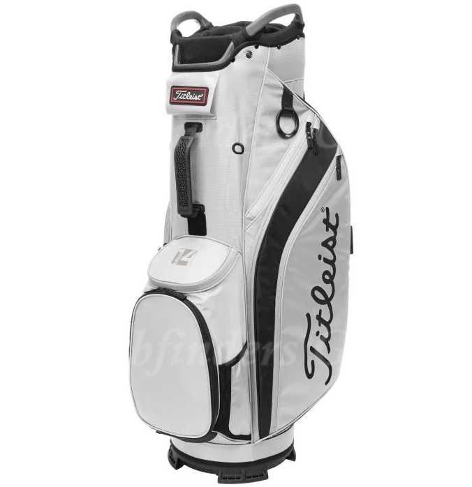 NEW Titleist Cart 14 White/Black/Gray 14-Way Golf Cart Bag w/ Raincover