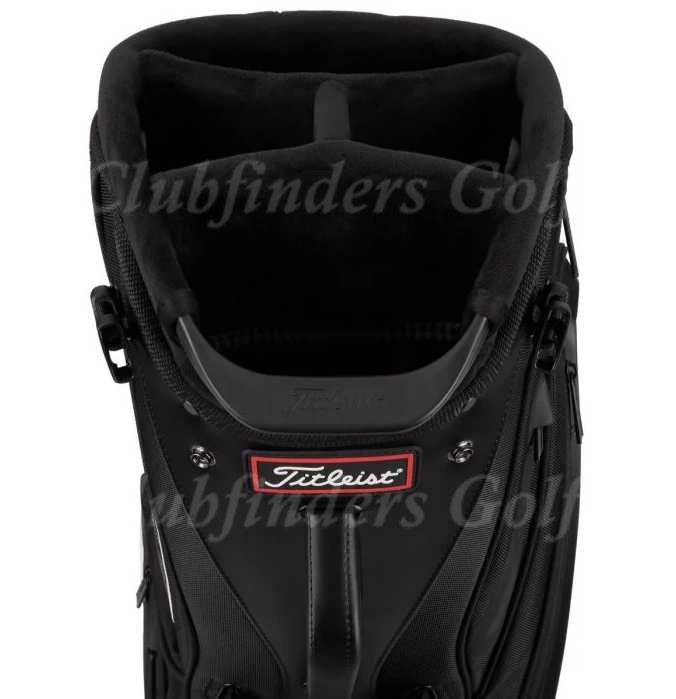 NEW Titleist Premium Black/White Golf Stand Bag w/ Raincover