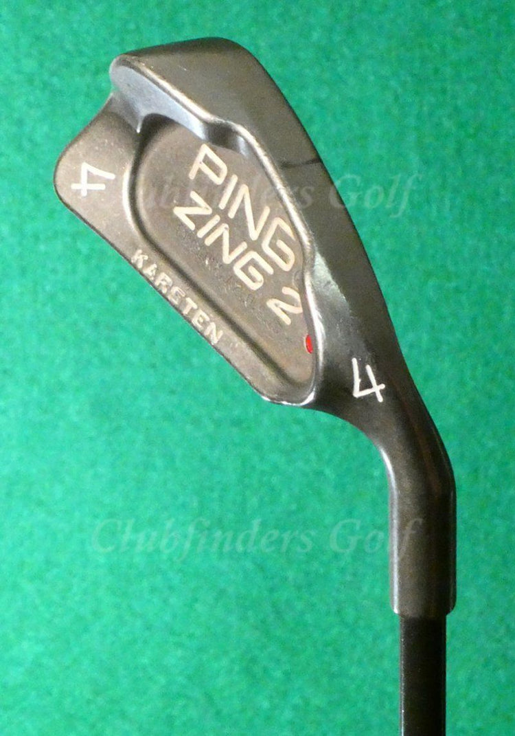 Ping Zing 2 Red Dot Single 4 Iron Tour Edge Bazooka Platinum Graphite Seniors