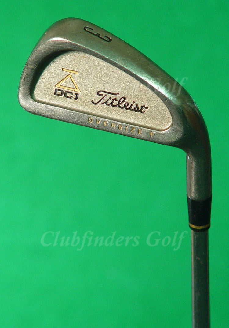 Titleist DCI Gold Oversize+ Single 3 Iron Factory TriSpec Steel Stiff