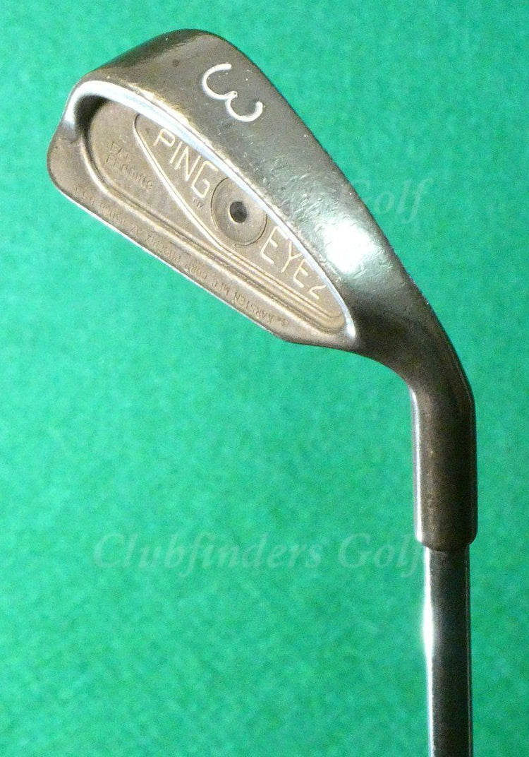 Ping Eye 2 Inverted Karsten Pat Pend Black Dot Single 3 Iron ZZ-Lite Steel Stiff